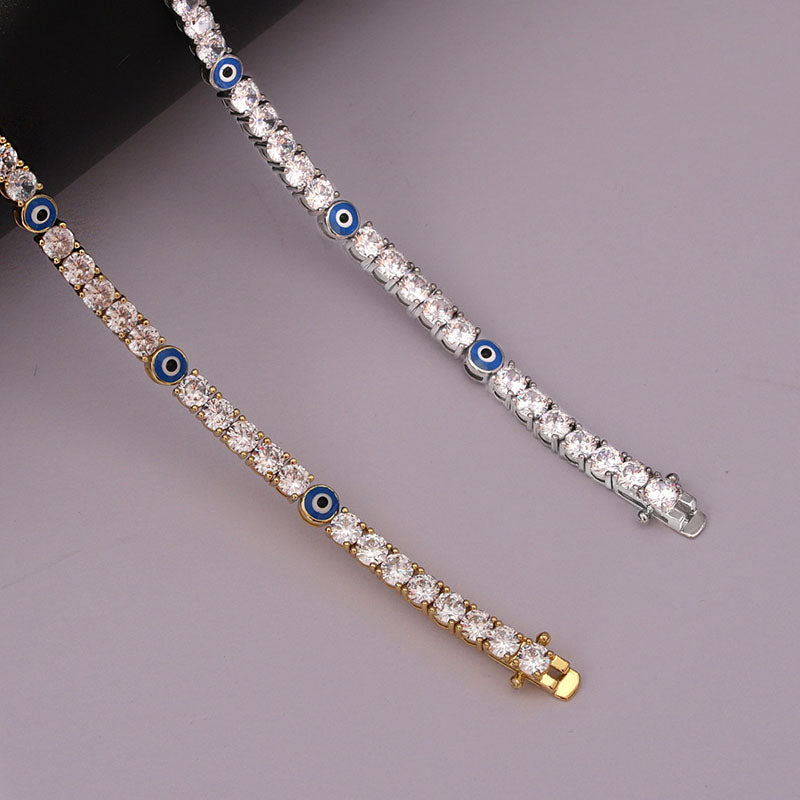 Evil Eye Tennis Bracelet & Anklet