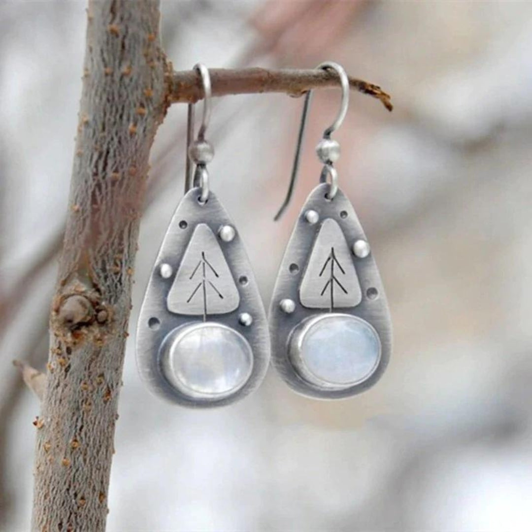 Boho with White Opal in Silver