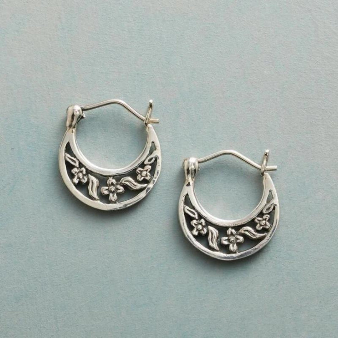 Flower Moon in Silver