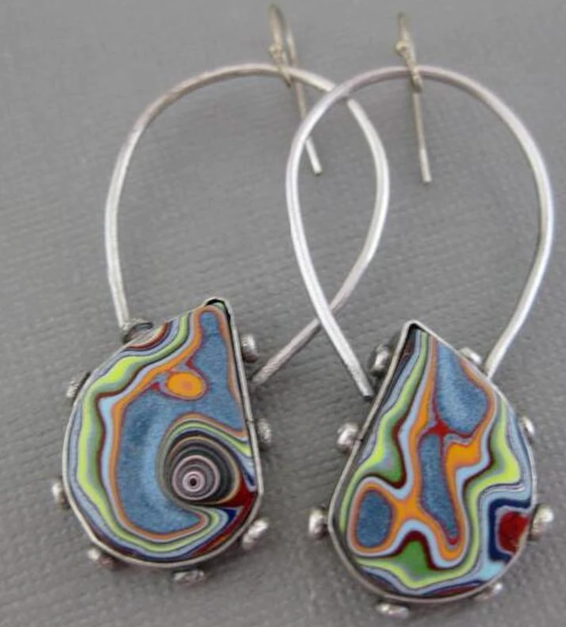 Vintage Handpainted Multicolor