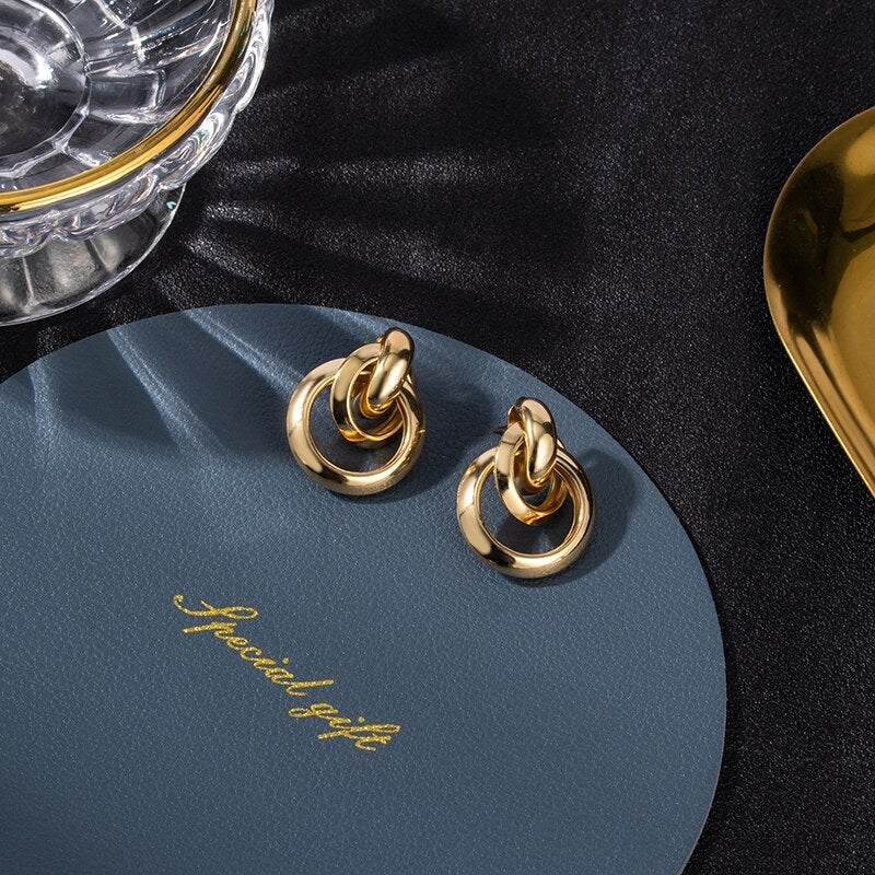 Luxury Golden Earrings