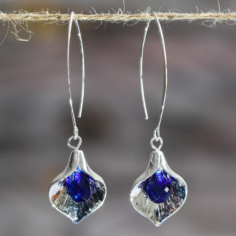 Vintage Blue Stone in Silver