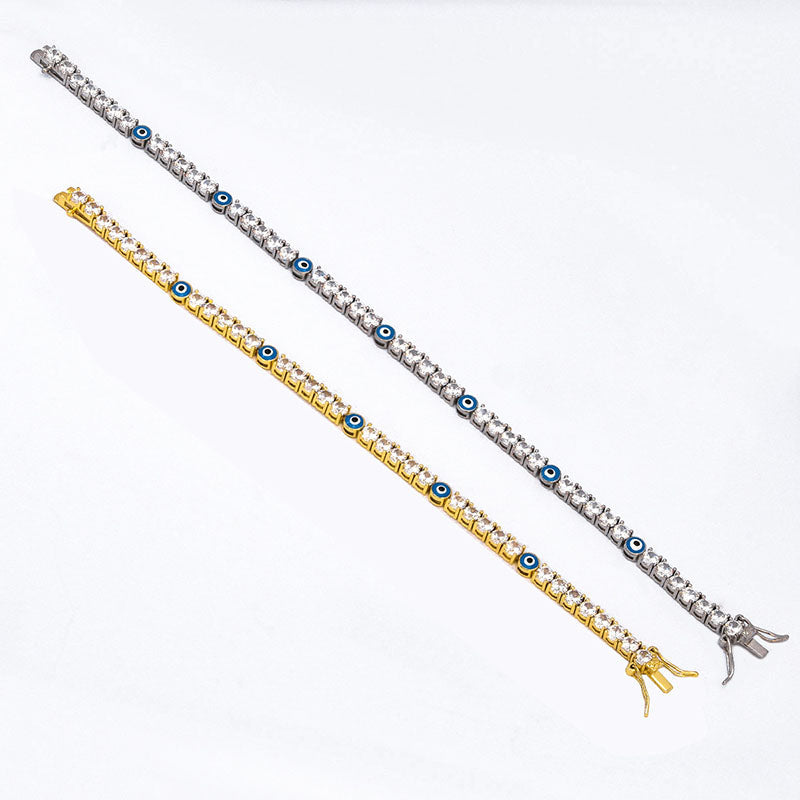 Evil Eye Tennis Bracelet & Anklet
