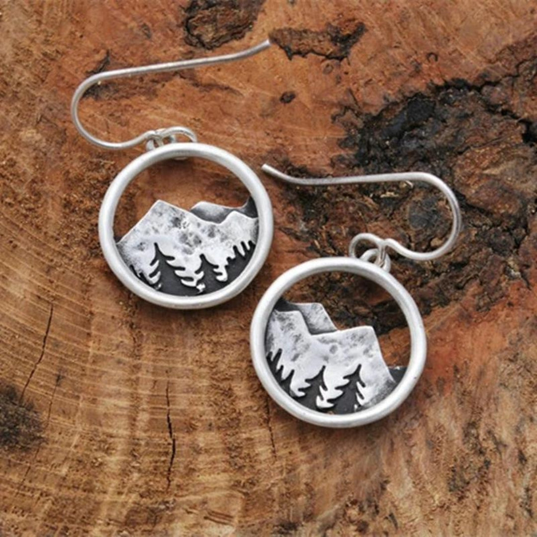 Silver Boho Mountain