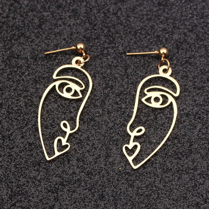 Silhouette  in Gold and Silver