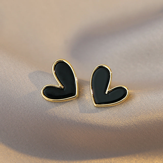 Opal Heart Nut  in Gold