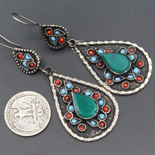 Colorful Stones  in Silver