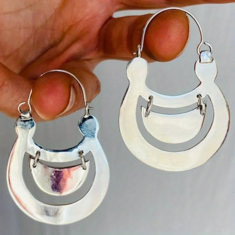 Vintage Smiley Basket Silver