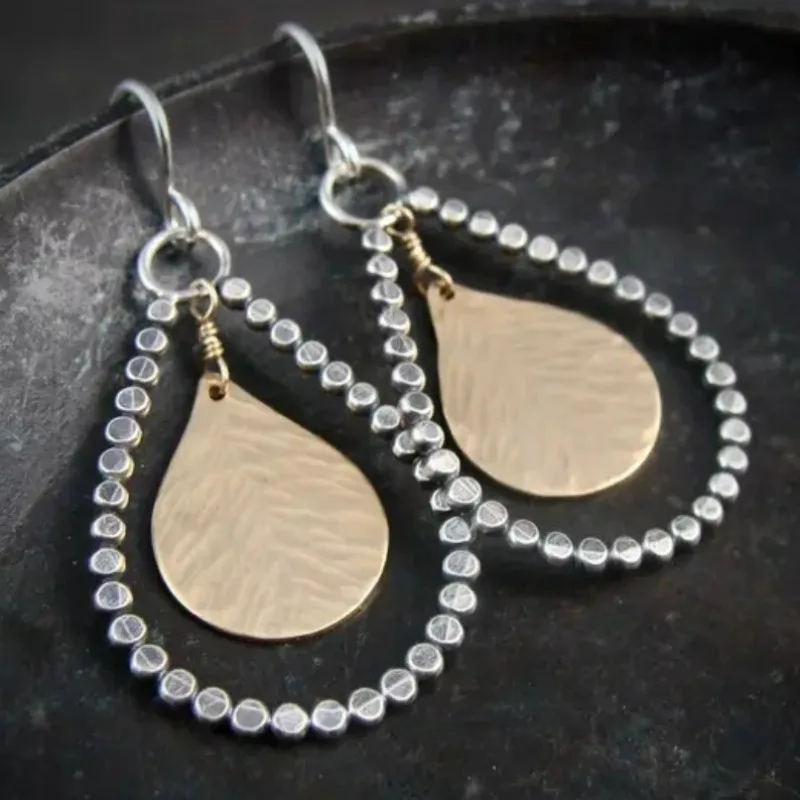 Vintage Golden Drop Silver