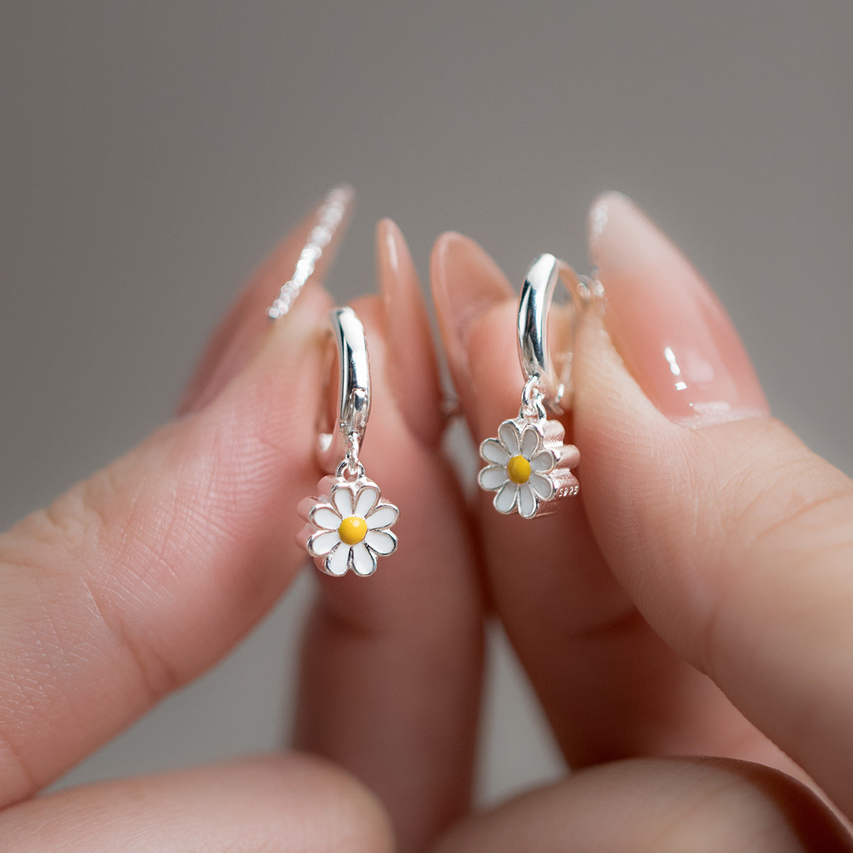 Butterfly Pendant Earrings in 925 Silver