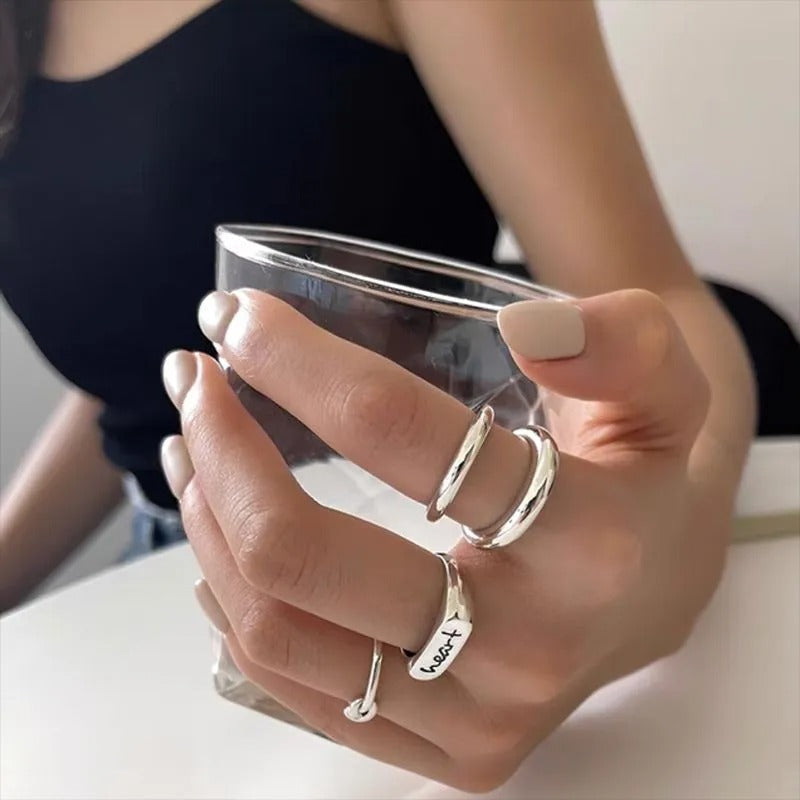 Adjustable Vintage 925 Silver Ring